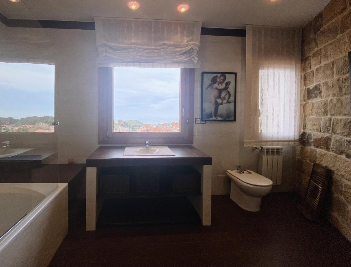 La Jarocha, Casa Con Vistas Al Mar En Pechon Villa Kültér fotó