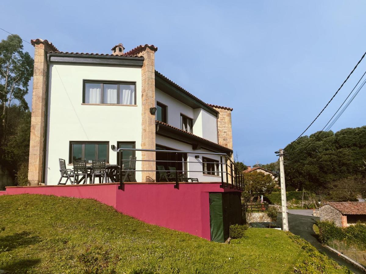 La Jarocha, Casa Con Vistas Al Mar En Pechon Villa Kültér fotó